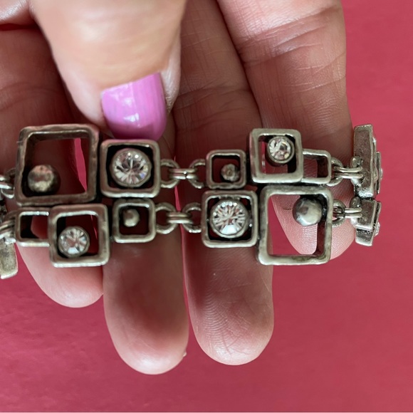 Swarovski Crystal and Silver Bracelet - Picture 6 of 7